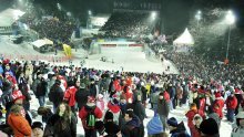 6,500 fans gather on Mt. Sljeme ahead of men's slalom