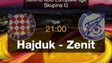 Hajduk na Poljudu izgubio s 2:3 od Zenita