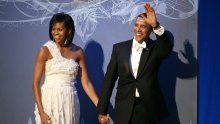 Barack i Michelle Obama glavne zvijezde balova