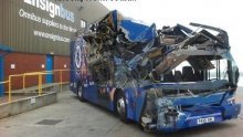 Evo što je ostalo od Chelseajevog autobusa