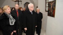 Izložbu o europskim himnama obišao predsjednik Josipović