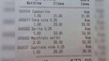 Cappuccino 31 kunu, Coca-Cola 33, a ugostitelji kukaju kako gosti malo troše