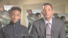 Will i Jaden Smith poželjeli sreću nogometašima