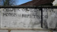 Grafiti s žestokim porukama protiv HDSSB-a