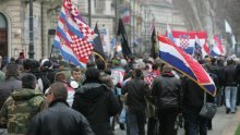 20,000 protest in Zagreb against use of Cyrillic script in Croatia