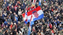 Protest against use of Cyrillic script in Croatia starts in Zagreb