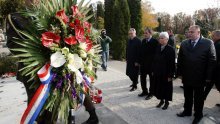 Top state delegations lay wreaths at Mirogoj cemetery