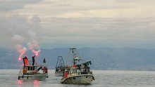 Croatian fishermen stage protest rallies in several ports