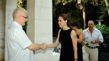 President says A. Jolie interested in helping with demining in Croatia