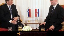 Josipovic meets Slovenian President, PM