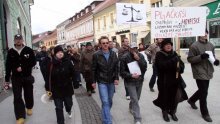 Anti-gov't protests held in Cakovec, Virovitica, Djakovo