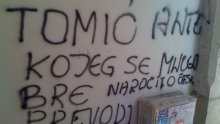 Ante Tomić na udaru grafitera