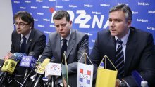 Zajednički nastup HDZ-a,  HSLS-a i HSS-a