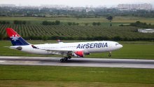 [FOTO] Air Serbia poslala najveći avion na Franju Tuđmana i platila oglas