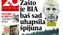 Srpski mediji likuju: Čolović propjevao i cinkao