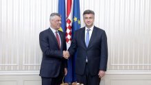 Plenković s Thacijem i o statusu hrvatske manjine na Kosovu