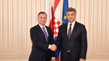 Plenković s Dudom o proširenju političke i gospodarske suradnje