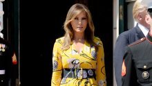 Dama u žutom: Melania Trump pokazala modnu hrabrost