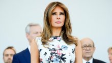 Melania Trump oduševila Parižanke: Cvjetna Valentino haljina za vojni mimohod