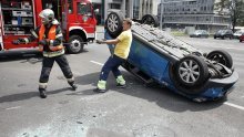 U prometnoj nesreći u centru Zagreba ozlijeđene dvije osobe