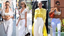 Nezaobilazna ljetna krpica: Slavne dame znaju kako nositi bijele hlače