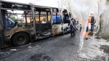 Na zagrebačkom Žitnjaku izgorio autobus, putnici bježali