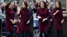 Kate Middleton pokazala trudnički trbuščić u minijaturnoj haljini