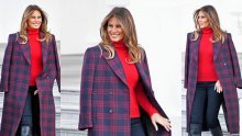 Melania Trump u idealnom zimskom stajlingu