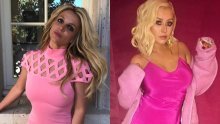 Nekadašnje suparnice imaju isti ukus: Britney Spears i Christina Aguilera zavode u ružičastom