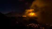 Gorio benediktinski samostan iz 'Imena ruže' baš kao i u romanu