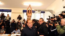 Femen ga nije izbacio iz takta: Berlusconi relativni pobjednik, ali ne može formirati vladu