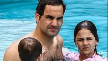 Roger i Mirka Federer s djecom uživaju u brčkanju