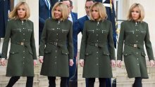 Brigitte Macron odbacila minijaturne haljine i zablistala u laskavom kaputu