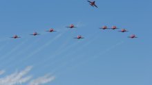 Britanski akrobati Red Arrows posjetili Zadar i priredili spektakl u zraku