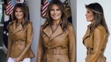 Melania Trump elegantna u koži: Ponovno očitala lekciju iz stila