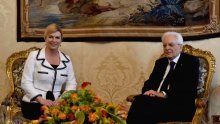 Grabar-Kitarović i Mattarella razgovarali o unapređenju suradnje