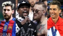 Ovo su najplaćeniji sportaši svijeta; Mayweatheru nitko nije ni blizu, čak ni Messi i Ronaldo zajedno