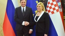 Borut Pahor prije polumaratona navratio na ručak kod hrvatske predsjednice