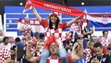 Fantastična atmosfera; raspjevani hrvatski navijači na tribinama stadiona Lužnjiki