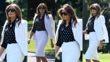 Melania Trump monokromatskim stajlingom dokazala da zna kako istaknuti svoje adute