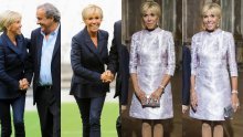 Od tenisica do štikli: Brigitte Macron zaigrala nogomet pa uskočila u glamuroznu haljinicu