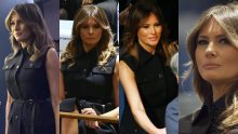 Melania Trump privlačila pozornost u crnom od glave do pete