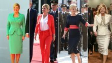 I dalje se ne može reći da se Kolinda Grabar Kitarović dobro oblačila, ali u svakom slučaju ide na - bolje