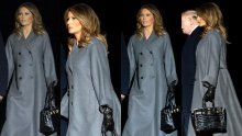 Melania Trump modno briljirala u Parizu: Elegancija u nekoliko nijansi sive