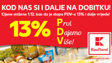 Nova stopa PDV-a u Kauflandu već od 1.12.2018.