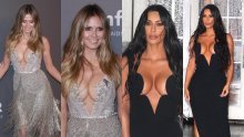 Grudi u prvom planu: Heidi Klum i Kim Kardashian kao da su se natjecale koja će imati dublji dekolte