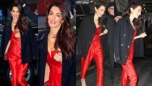 Dugo je nismo vidjeli: Amal Clooney ukrala pozornost u crvenom kombinezonu