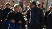 Kolinda Grabar Kitarović i Boris Pahor prošetali zagrebačkom špicom