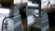 Pomahnitali muškarac razbijao prozor po prozor autobusa kraj Splita; putnici u šoku