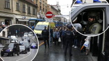 Rijetko viđene sigurnosne mjere: Zagreb je bio pod policijskom blokadom, stvarale se gužve, putnici nisu smjeli iz tramvaja